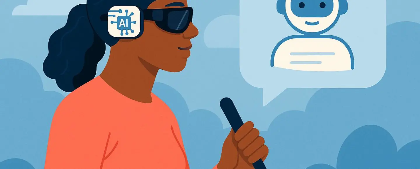 AI -powered smartglass helps visually impaired people